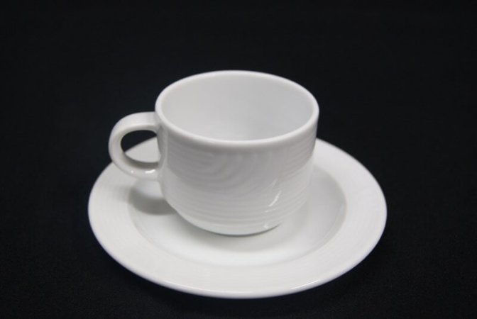 Koffiekopje met schotel Bauscher
