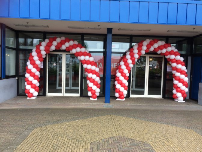 boog van ballonnen in nieuwegein