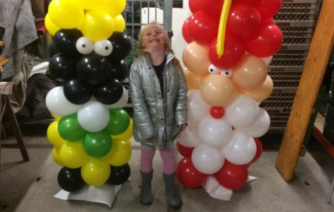 sint en piet figuur bij ESN