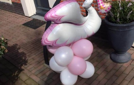 ooievaar meisje decoratie